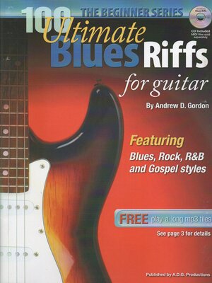 cover image of 100 Ultimate Blues Riffs for Guitar Beginner Series